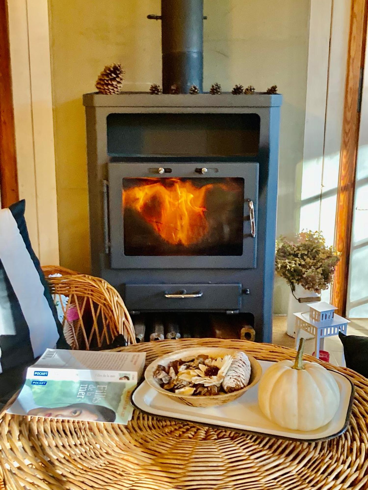 Cozy Nature Retreat With Patio Fireplace Garden Maciejowice エクステリア 写真